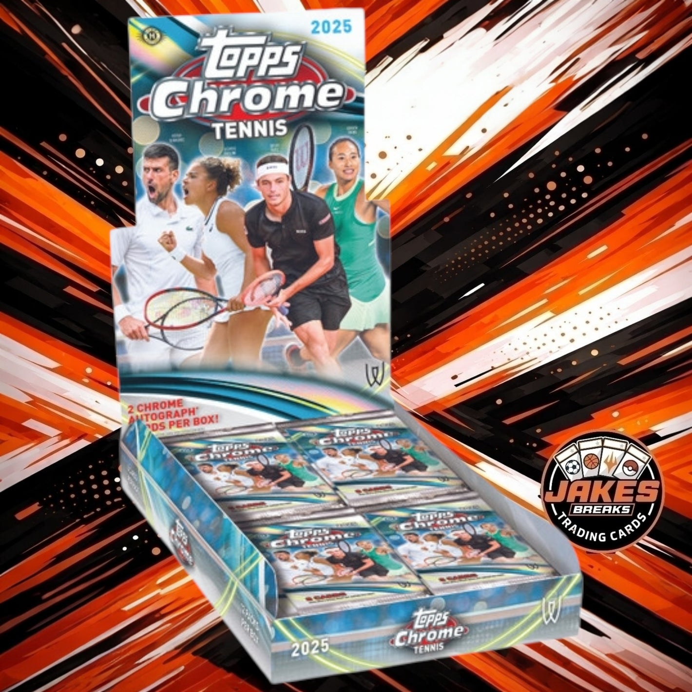 2025 Topps Chrome Tennis Hobby Box