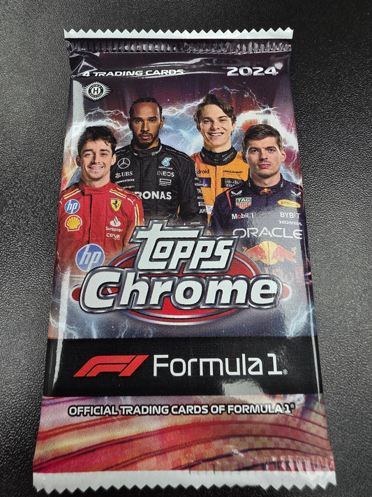 Topps Chrome - 2024, Formula 1, Qualifying Lap - Booster Pack x 1