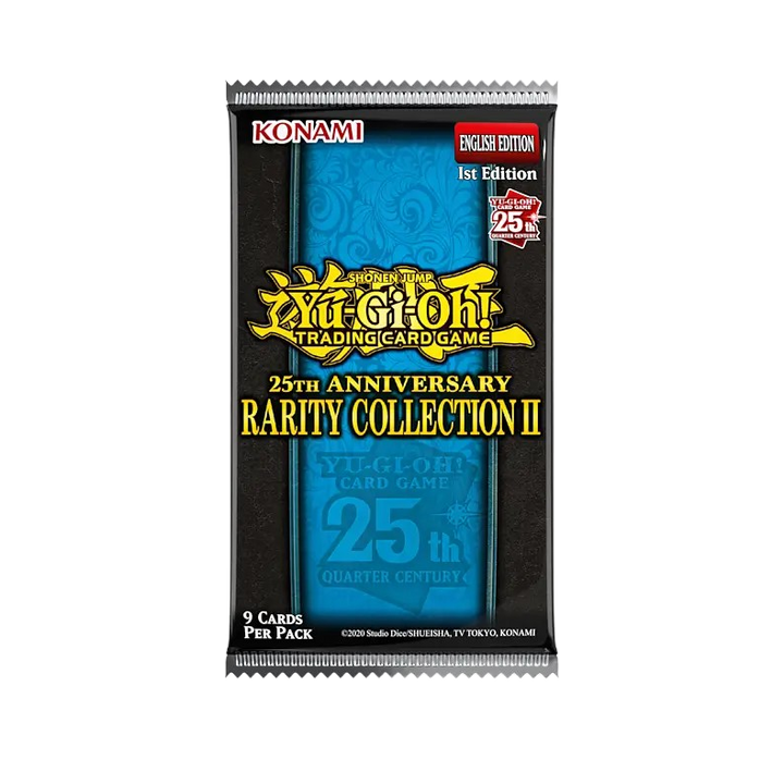 Yu-Gi-Oh! - 25th Anniversary Rarity Collection II - 1st Edition, 25th Quarter Century. Booster Pack x 1