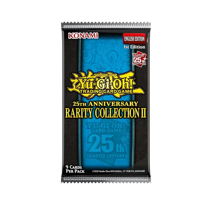 Yu-Gi-Oh! - 25th Anniversary Rarity Collection II - 1st Edition, 25th Quarter Century. Booster Pack x 1