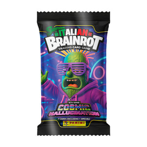 Panini
Italian Brainrot Cosmic Hallucination Trading Card Collection 1 x Single Pack