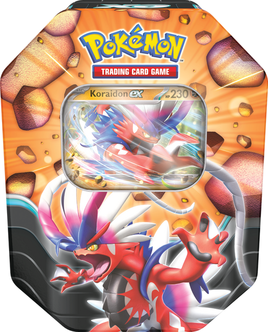 Pokemon Slashing Legends Tin - Koraidon EX