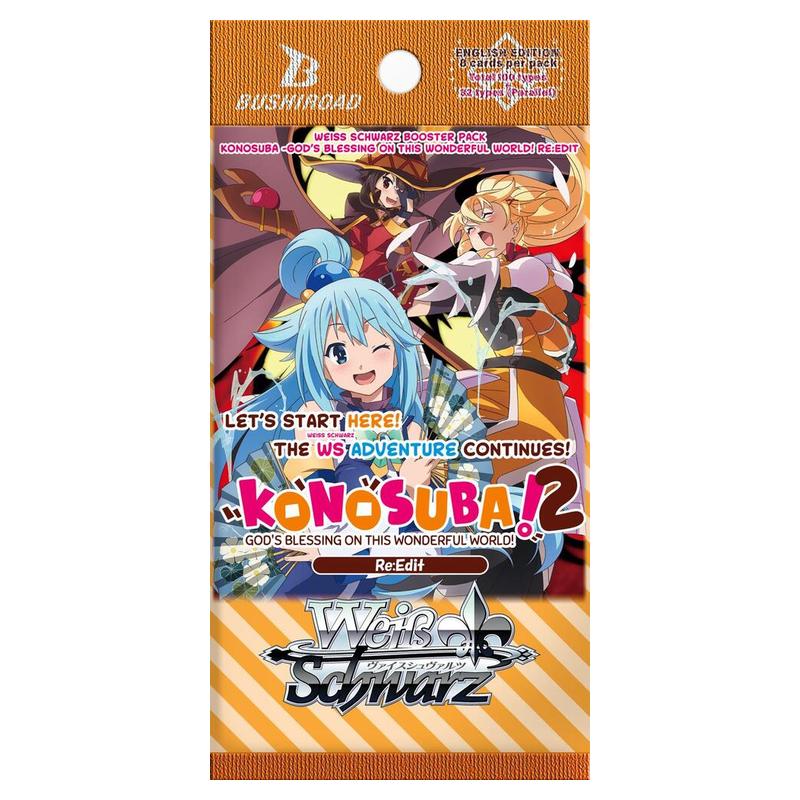 Weiss Schwarz - KONOSUBA Gods Blessing on This Wonderful World! - Booster Pack x 1.