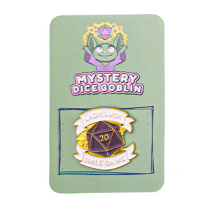 Dice Goblin - Pin Badge - Lady Luck.