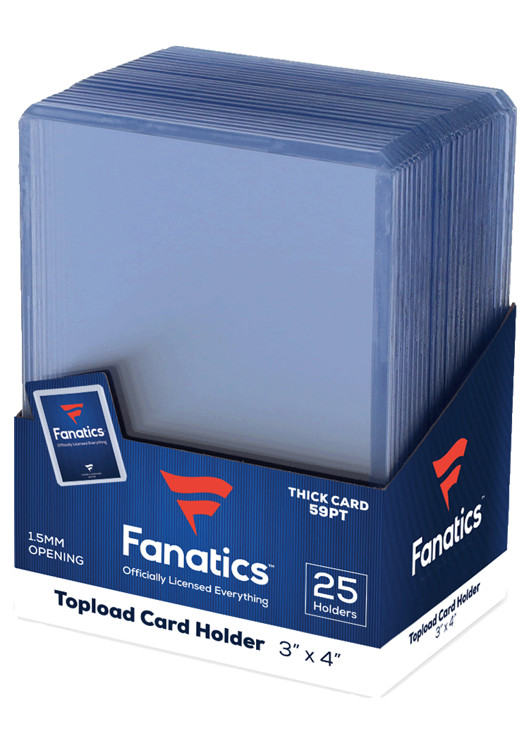 Fanatics Collectibles 59pt 3x4 Top Loader - 25 Count