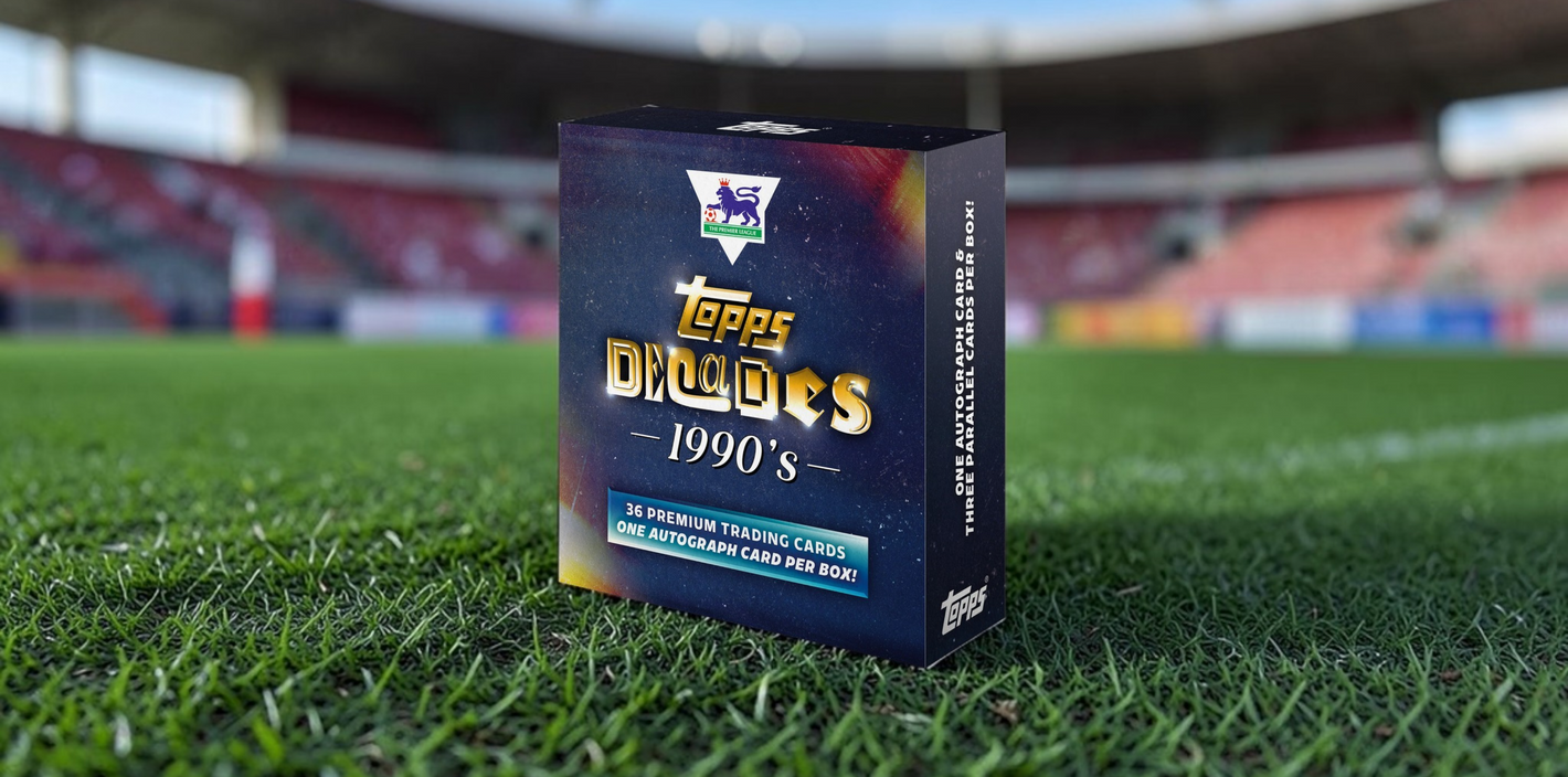 2025 Topps® Decades Premier League – 90’s Edition Sealed