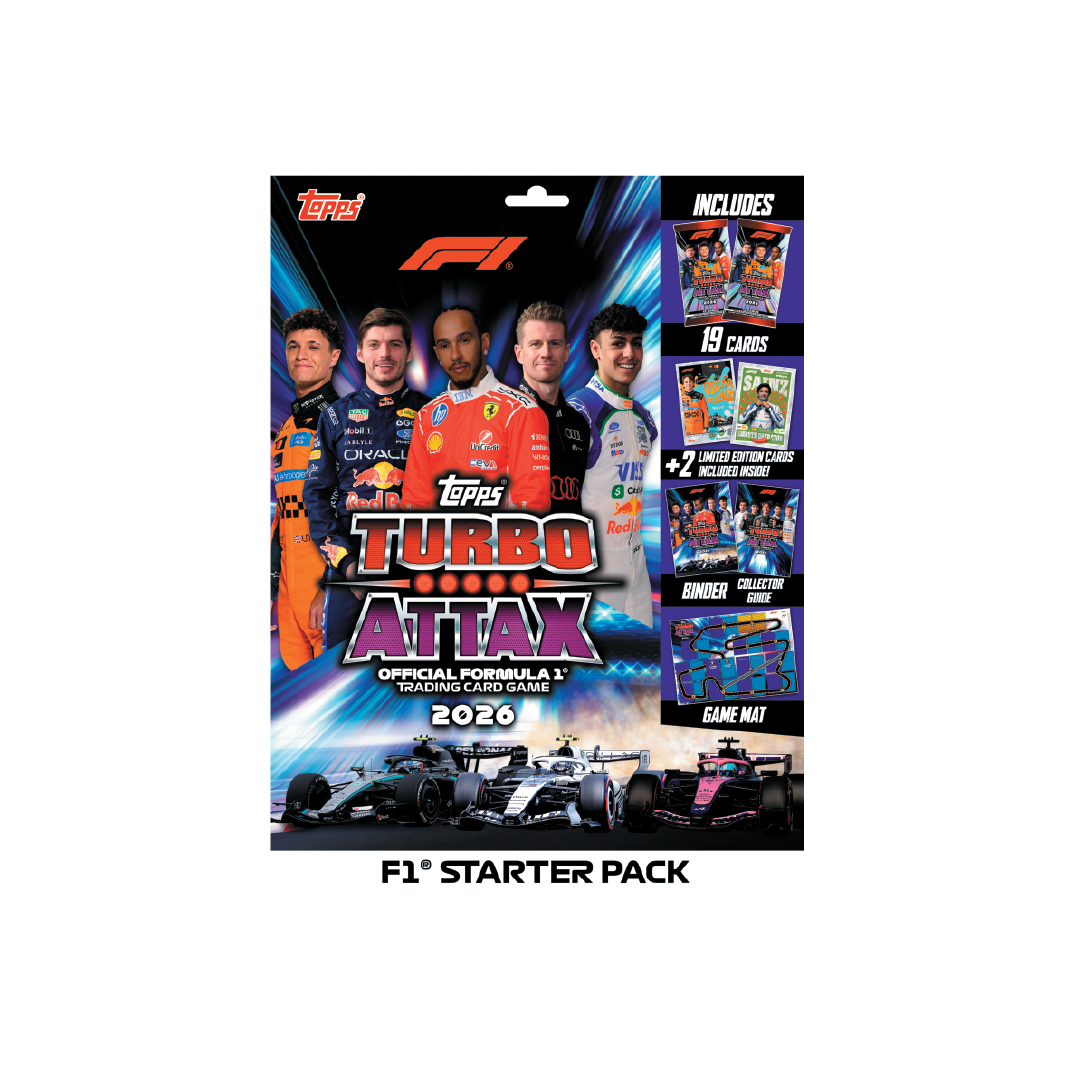 PRE ORDER- Formula 1 2026 Turbo Attax Trading Card Game Starter Pack