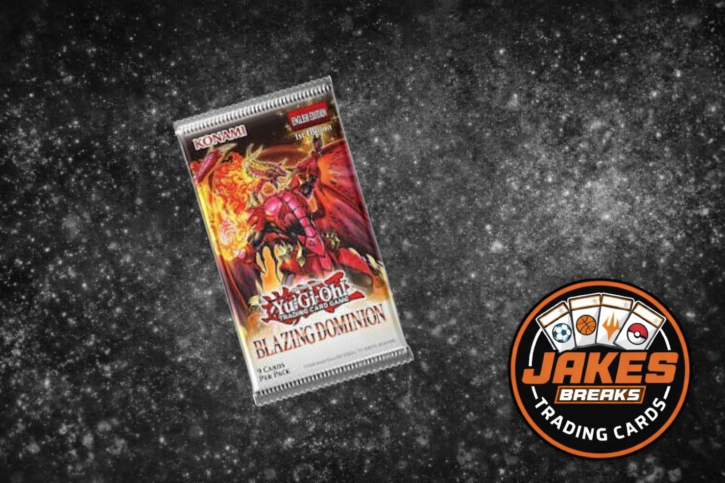 Yu-Gi-Oh - Blazing Dominion- Booster Pack x1.
