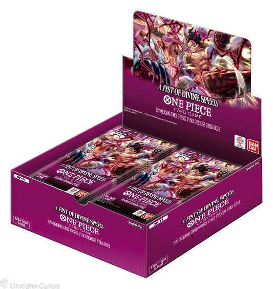 Piece Card - A Fist of Divine Speed - Booster Box x 1
