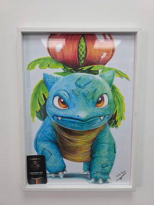 Pokémon - Ivysaur, Realism Print.