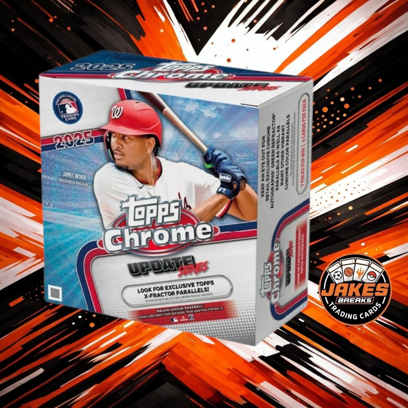 Topps Chrome Baseball Update Series 2025 Mega Box