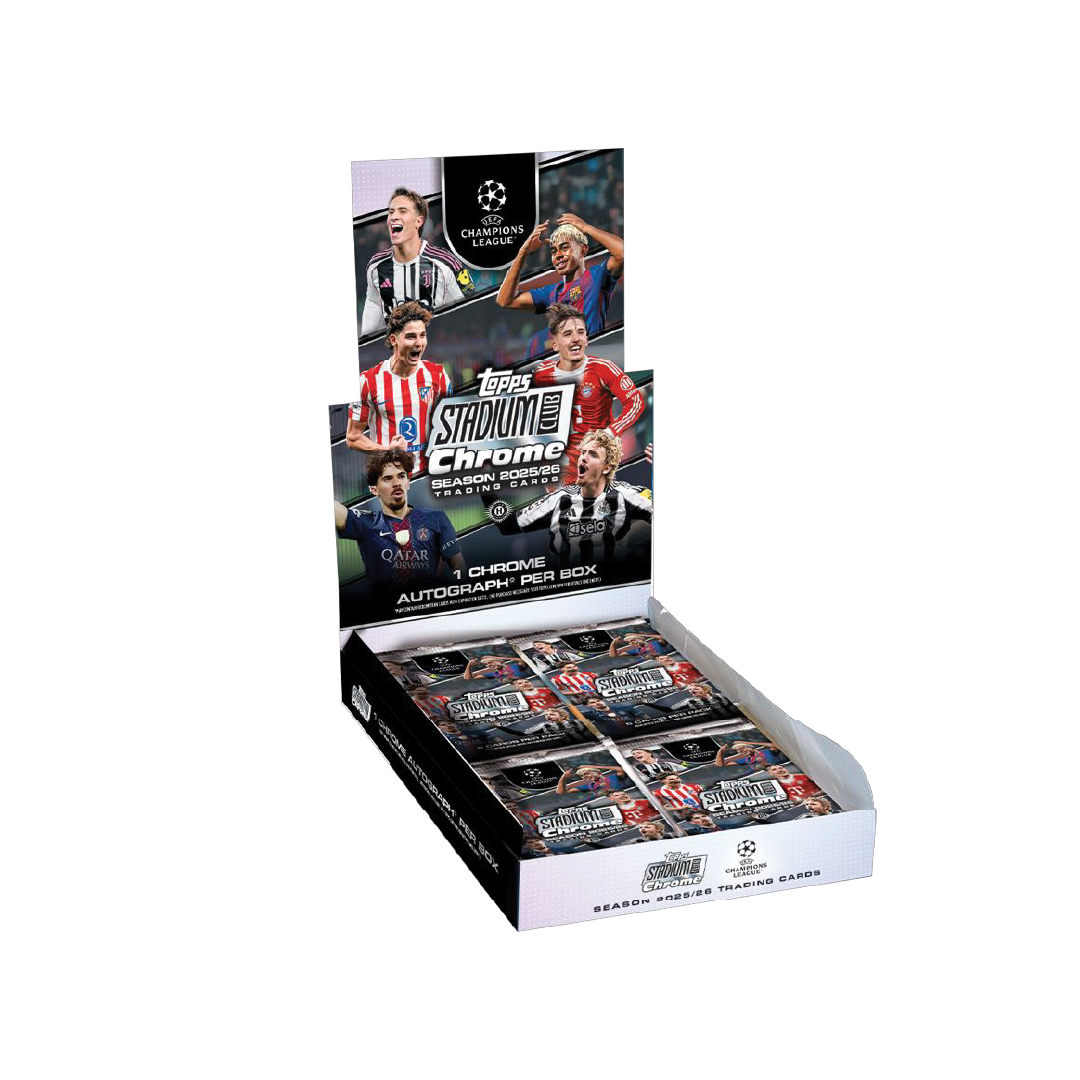 2025-26 Topps Stadium Club Chrome UEFA Champions League - Hobby Box